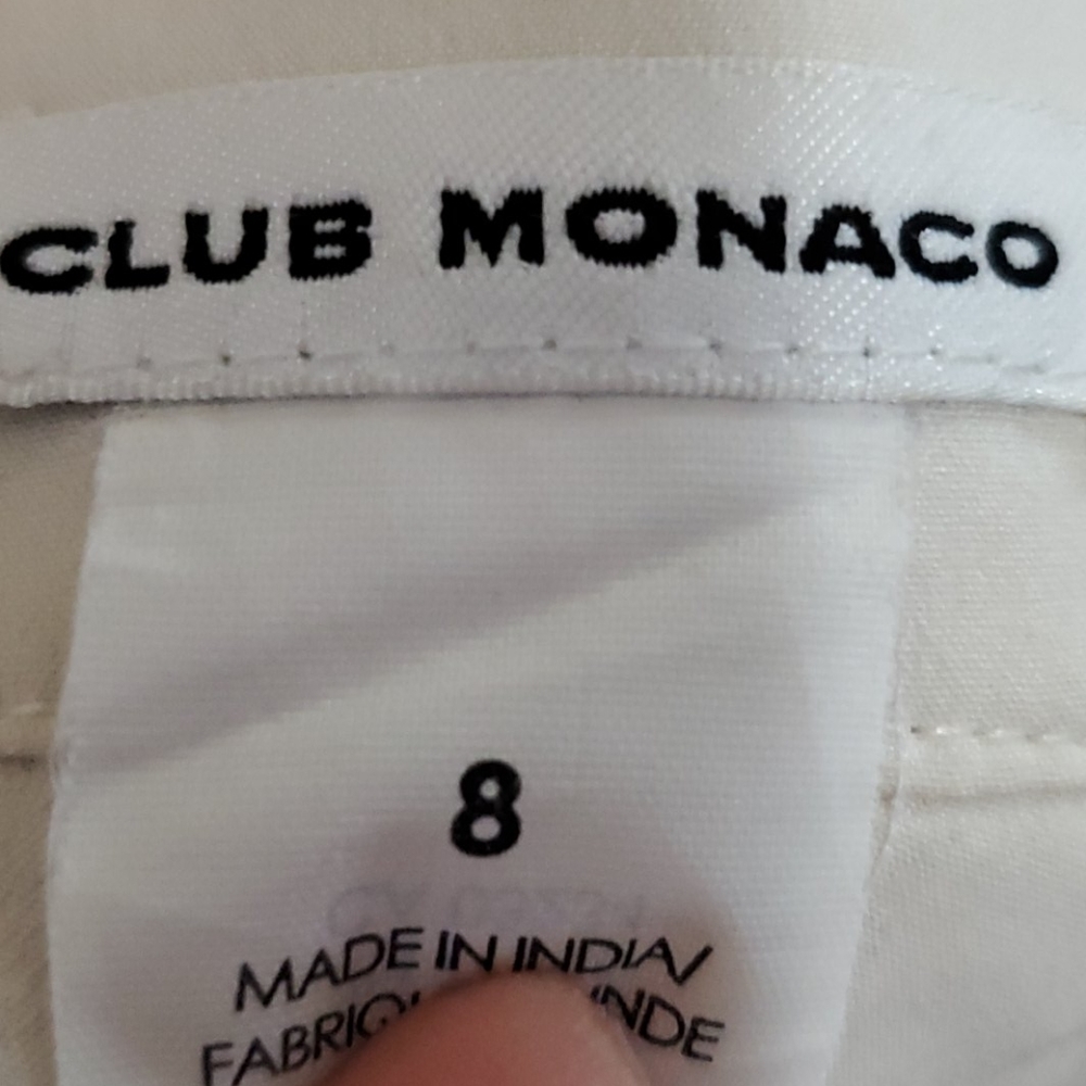 Club Monaco Lace Skirt cream Gold Size 8 - Picture 7 of 7